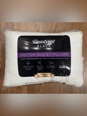 🎉LAST CHANCE🎉BEAUTYREST BLACK
2pk Luxurious Down‎ Alternative Pillows